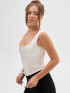 Корсет с кантами молочный KVETKA KT25110.4