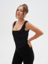 Корсет с кантами черный KVETKA KT25110.5